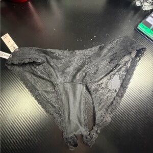 Victoria's Secret Very Sexy High Leg Cheeky Black